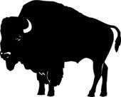 170x136 Clipart Of Bison U18720933