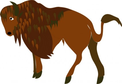 425x293 Bison Clip Art Download