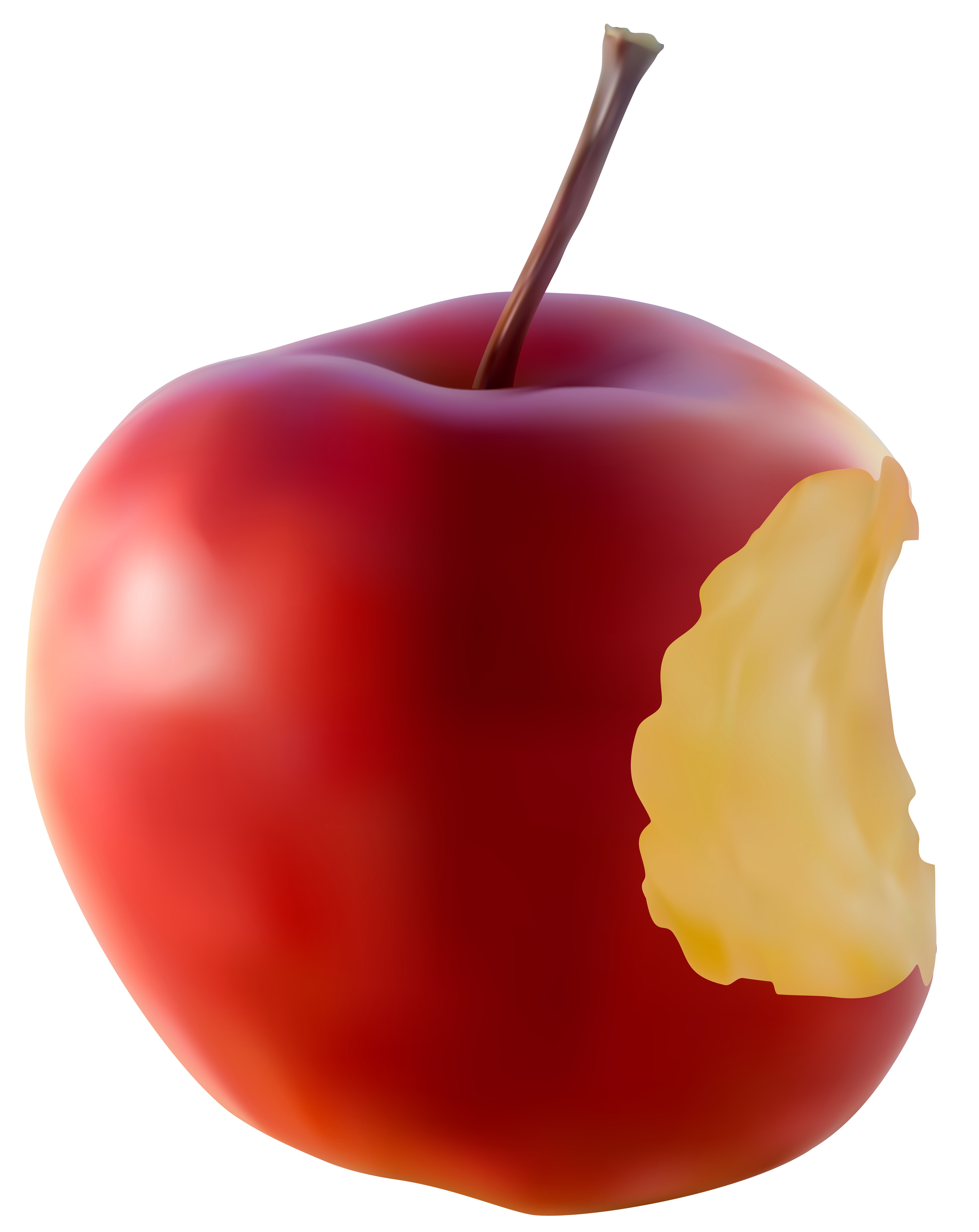 6359x8000 Bitten Apple Red Transparent Clip Art Imageu200b Gallery