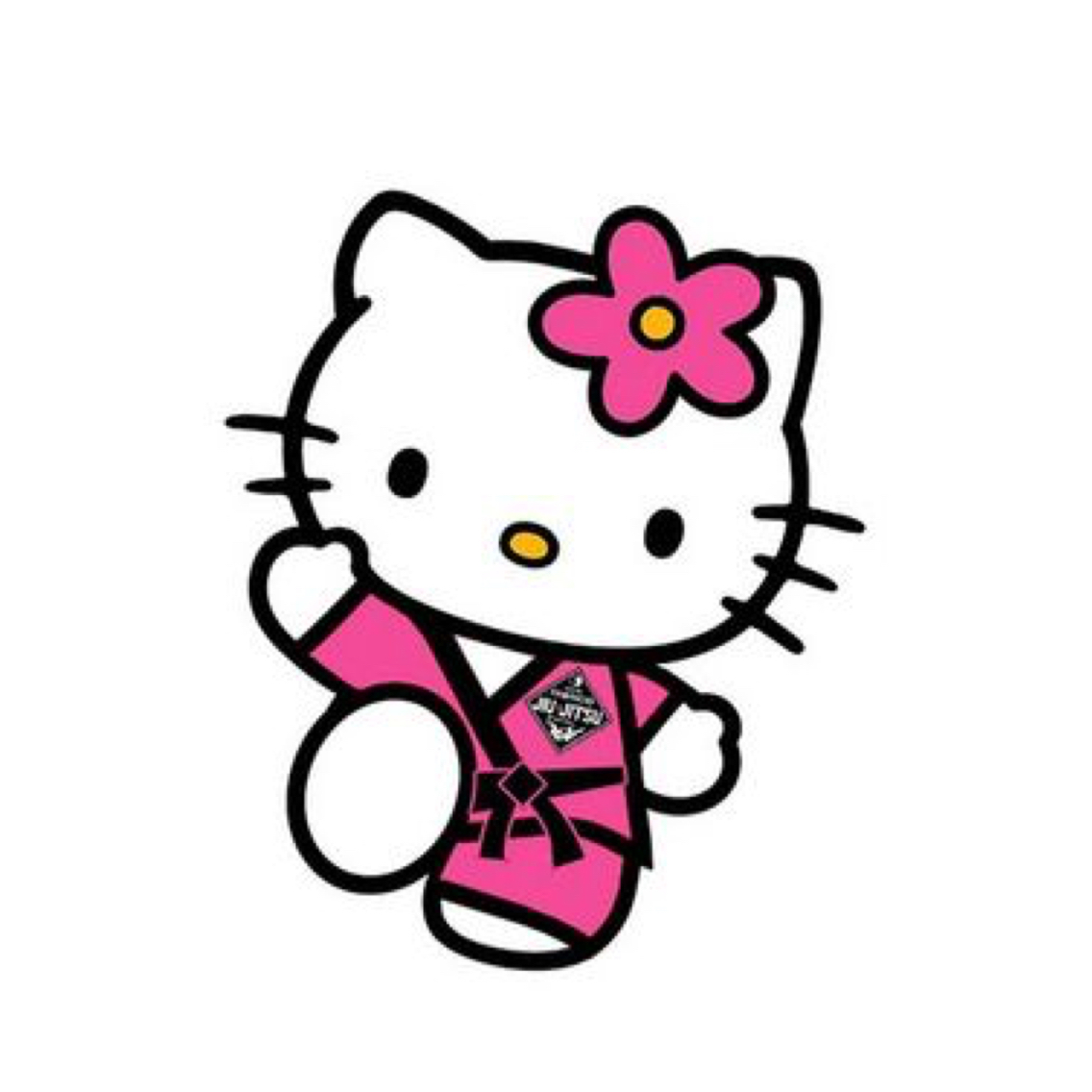 1136x1136 Hello Kitty Jiu Jitsu. This Is My Phone Wallpaper Haha! Love It