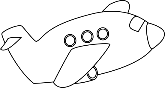 550x295 Black And White Airplane Going Up Clip Art