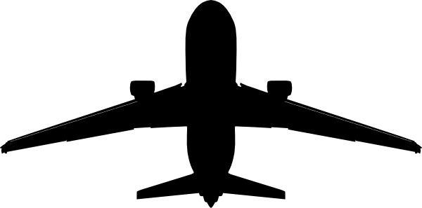 600x297 Airplane Lifting Off Clip Art