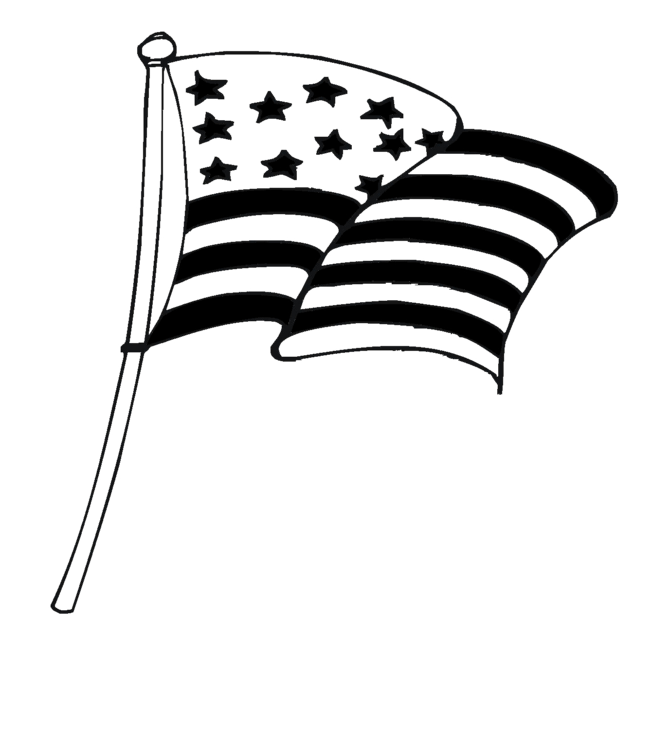 1375x1500 American Flag Clip Art Waving Free Clipart Images Clipartix 5