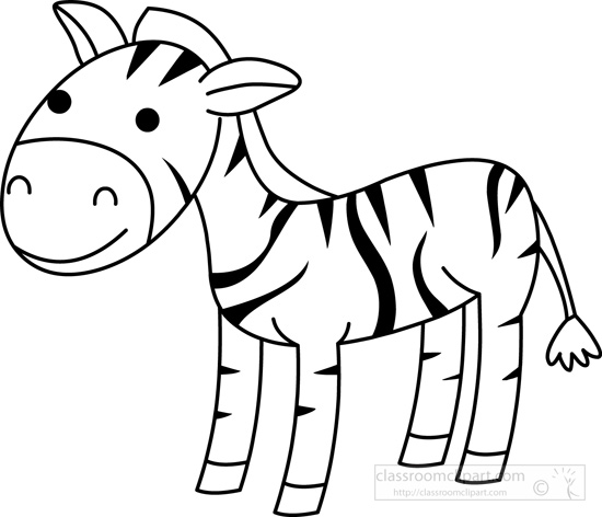 550x472 Black And White Zebra Clipart