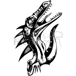 300x300 Royalty Free Raptor Design 387128 Vector Clip Art Image