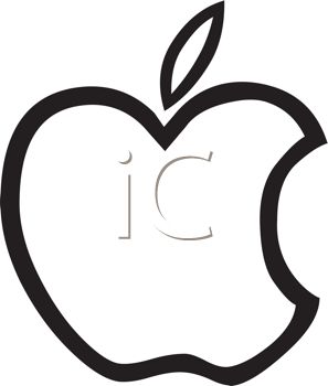 297x350 Bitten Apple Clipart