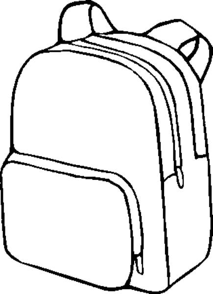 435x600 Kid With Backpack Clipart Free Clipart Images Clipartix 4