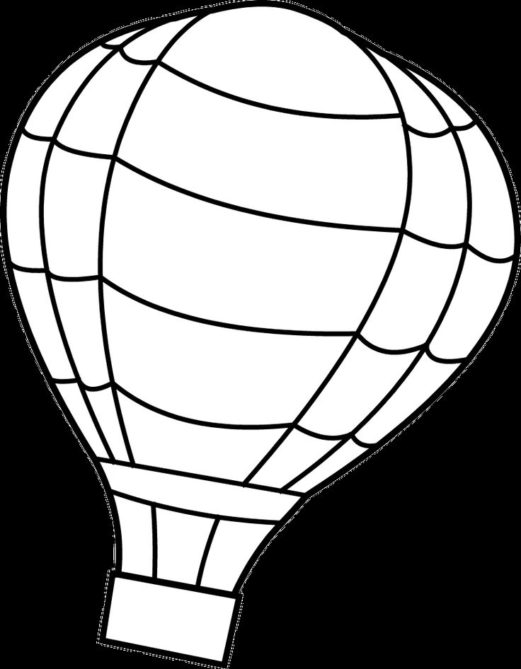 Black And White Balloon Clipart
