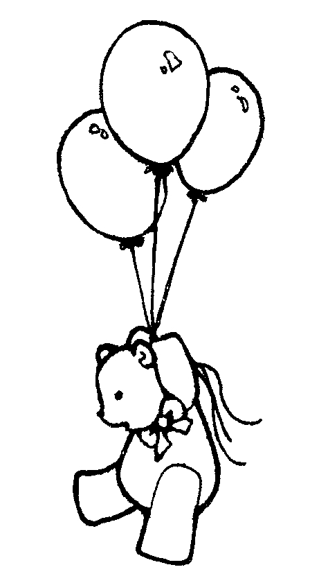 448x841 Black And White Balloon Clipart