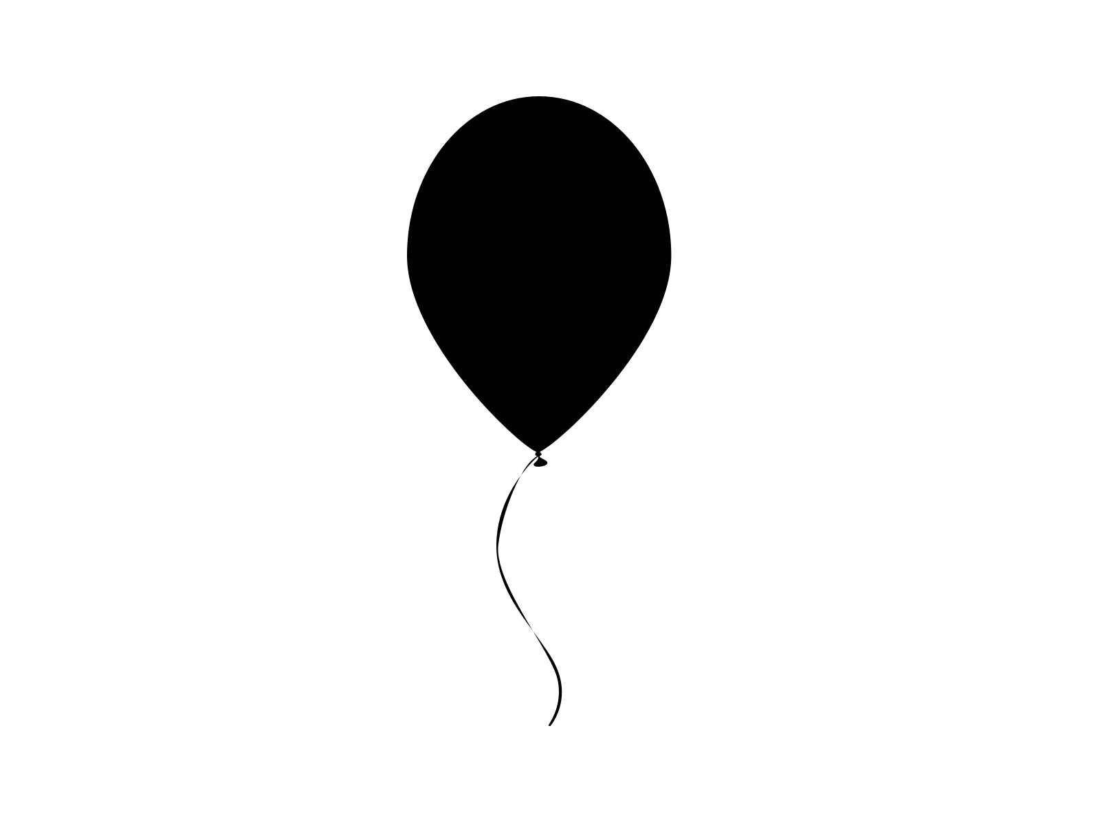 Black And White Balloon Clipart | Free download on ClipArtMag