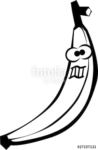 327x500 Black And White Banana Stock Image And Royalty Free Vector Files