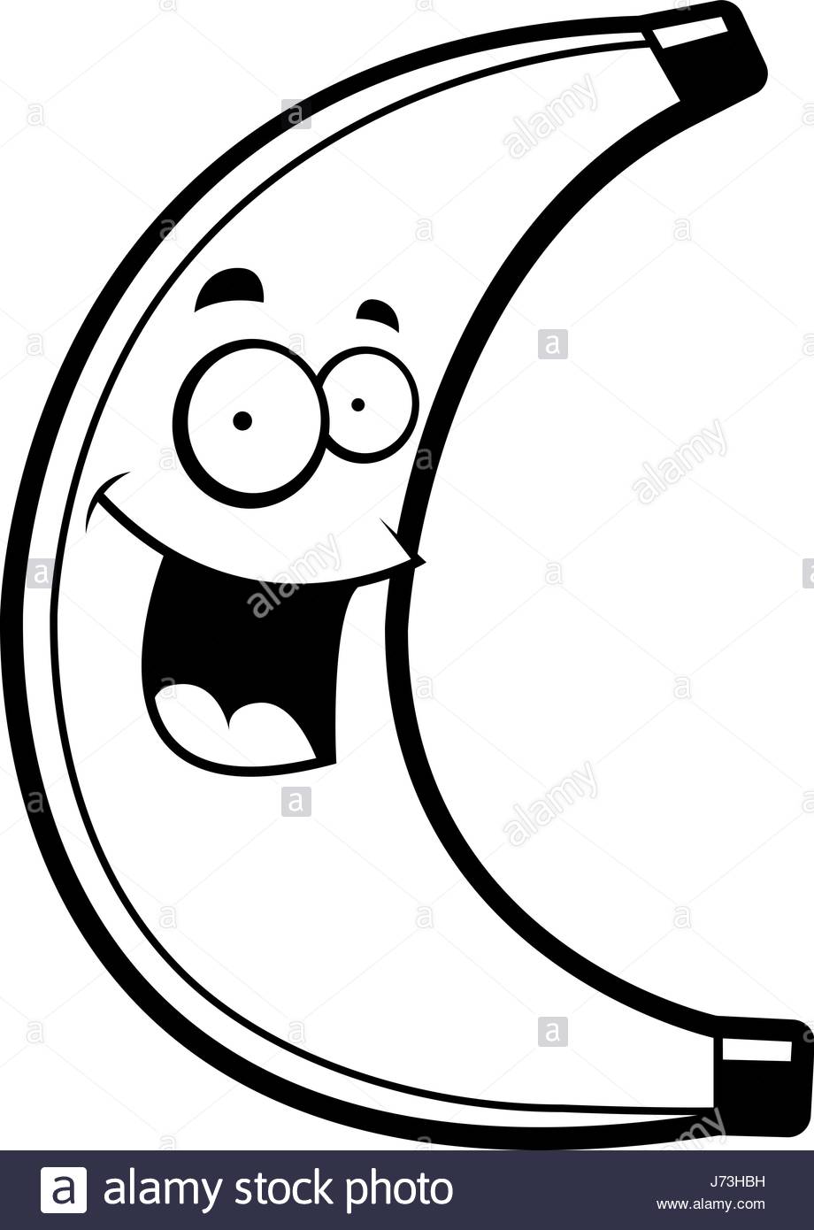920x1390 Cartoon Happy Banana Black And White Stock Photos Amp Images