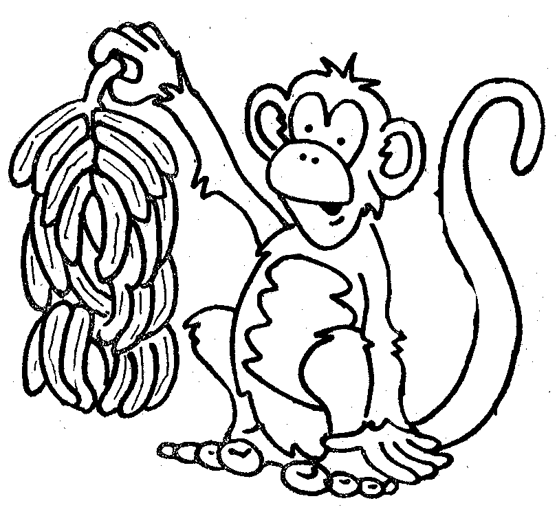 810x748 Year Of The Monkey Clipart Black And White