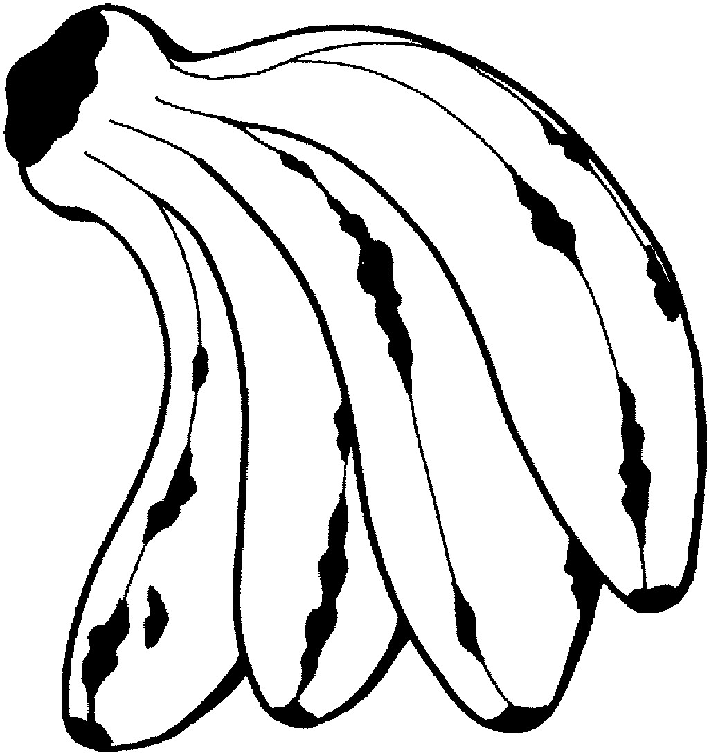 1024x1089 Banana Clipart Four
