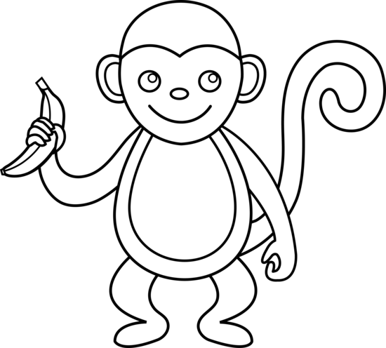 550x496 Image Of Baby Monkey Clipart
