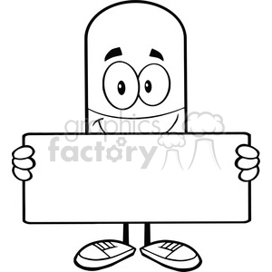300x300 Royalty Free 6293 Royalty Free Clip Art Black And White Pill