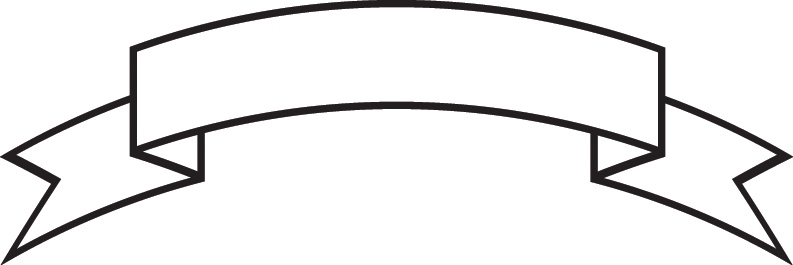 793x265 Black And White Banner Clip Art Scrapheap