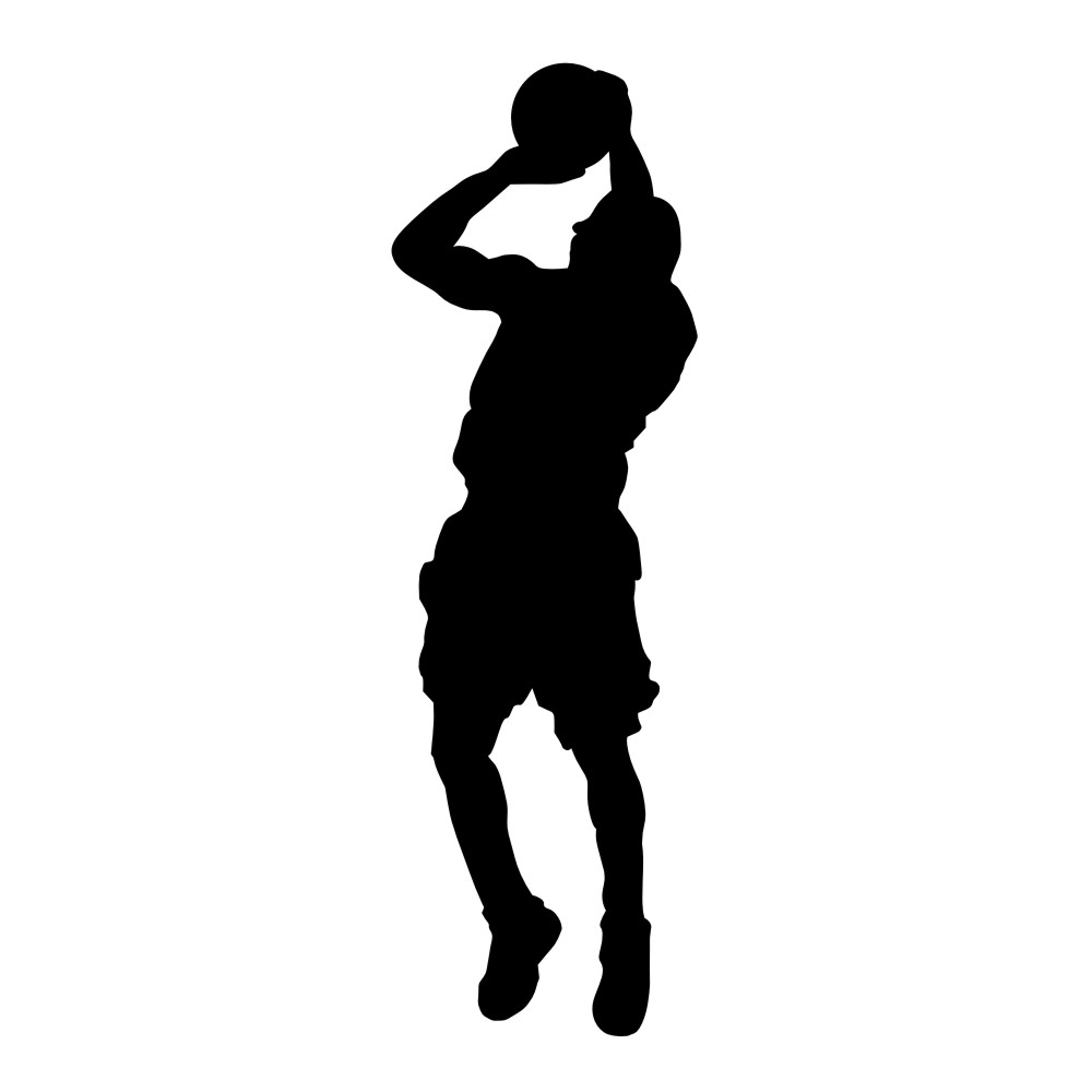 1000x1000 Tall Basketball Players Clipart