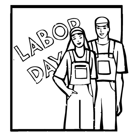 500x510 Funny Labor Day Clip Art