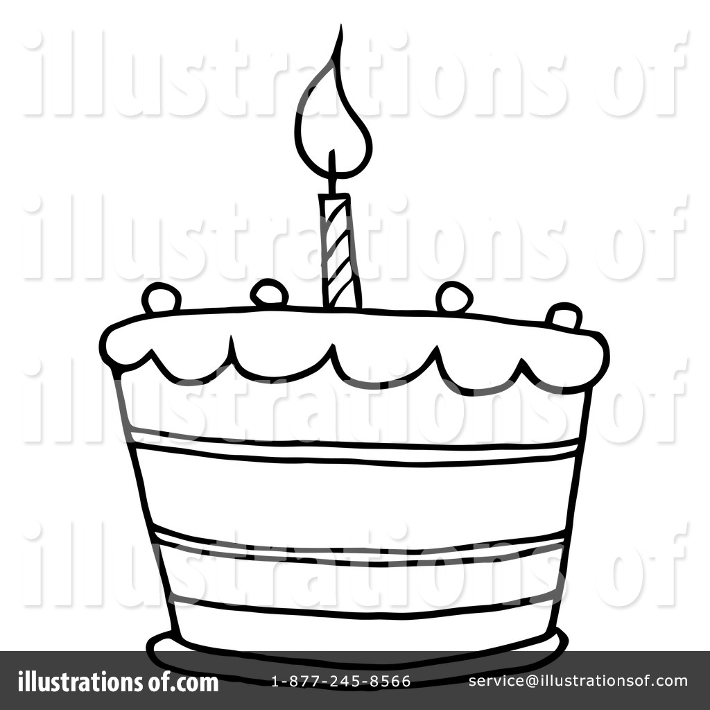 1024x1024 Birthday Cake Clipart