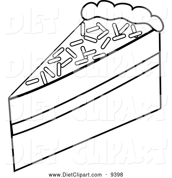 600x620 Clip Art Black And White Cake Clipart