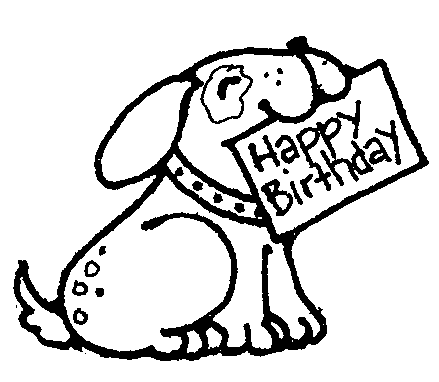 439x382 Happy Birthday Clip Art Black And White