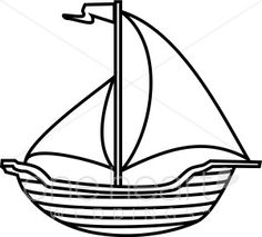 236x213 Free Black And White Boat Clipart