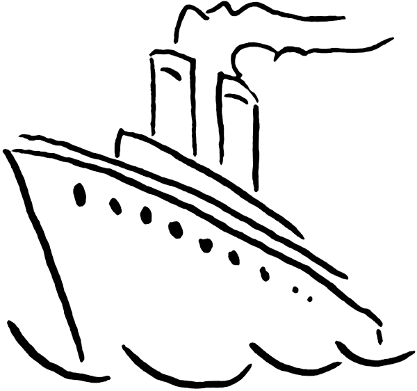 600x562 Ship Clipart Black And White Boat Black And White Ship Clip Art