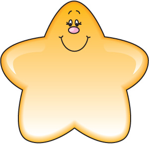 300x290 Free Star Border Clipart Image