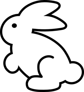 273x299 White Rabbit Clip Art
