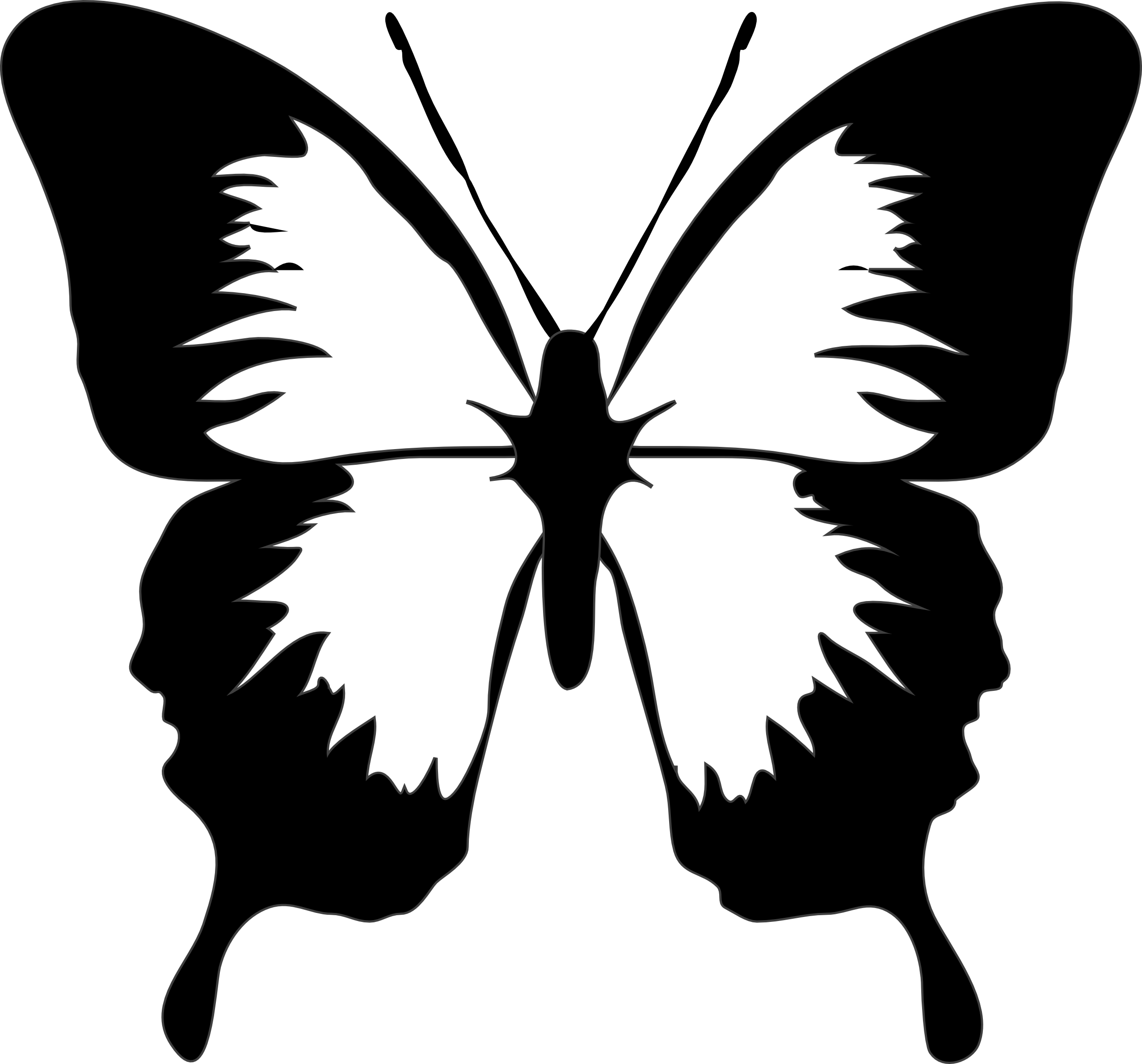 2555x2381 Butterfly Black And White Clip Art Black And White Moth Clipart