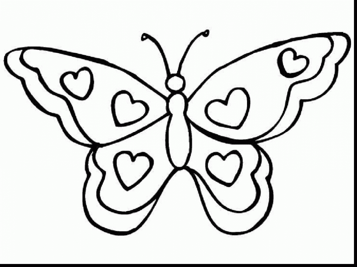 1175x880 Terrific Butterflies Clip Art Black And White With Butterfly Color