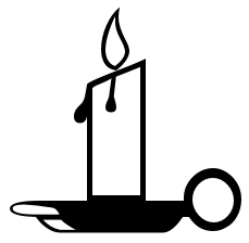 229x224 Black And White Clip Art Candle Holder Cliparts