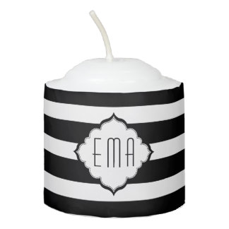 324x324 Black And White Candles Zazzle