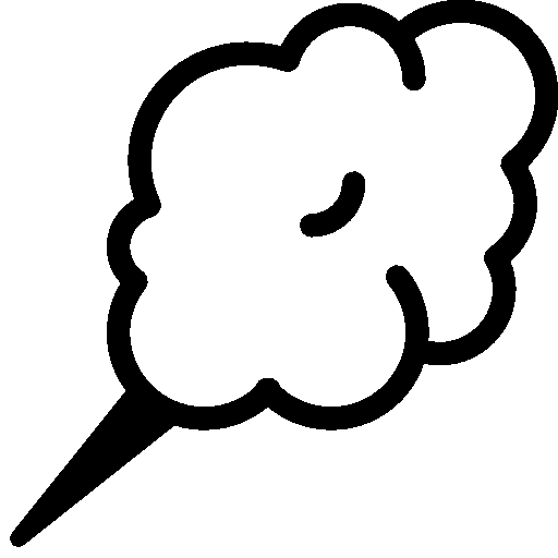 512x512 Cotton Candy Clipart Black And White