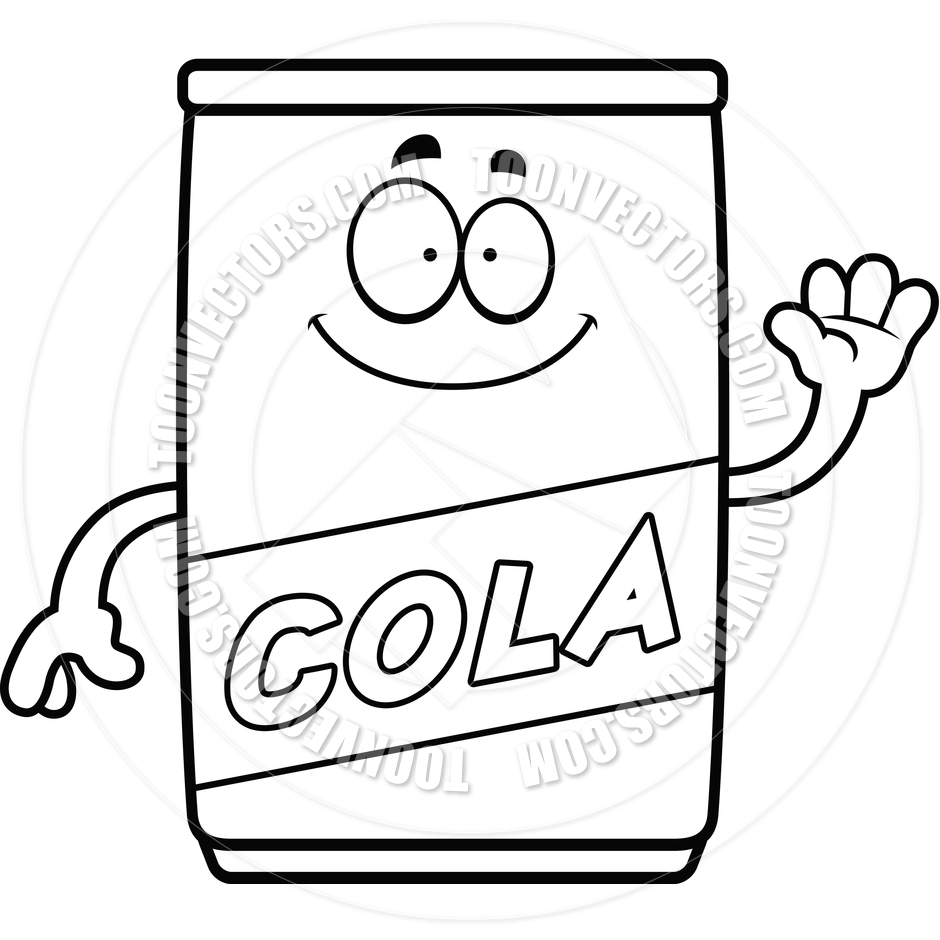 940x940 Cola Clipart Black And White
