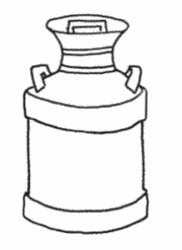 182x250 Milk Can