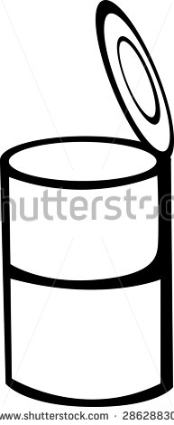 193x470 Black And White Cans