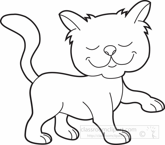550x485 Black And White Cat Clipart