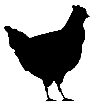 327x367 Chicken Clipart Black And White Free Clipart Images 2