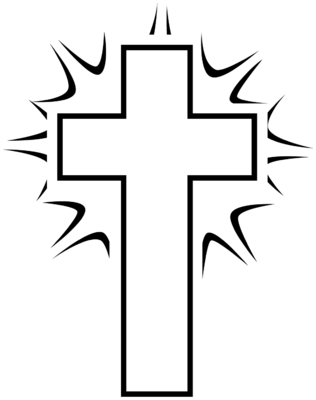 316x400 Cross Black And White Christian Cross Black And White Clipart