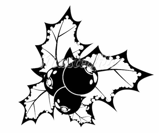 550x459 Free Black And White Christmas Clipart