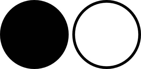 594x289 Circle Clipart Black And White