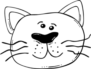 300x228 Cat Black And White Cat Clip Art Black And White Free Clipart