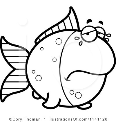 400x420 Sad Fish Clip Art