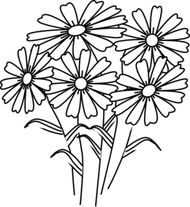 273x298 Coloring Book Flowers Clip Art