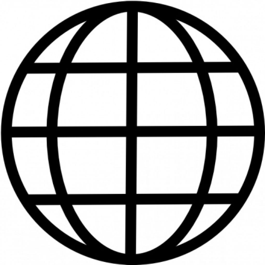 1024x1023 World Clipart Black And White