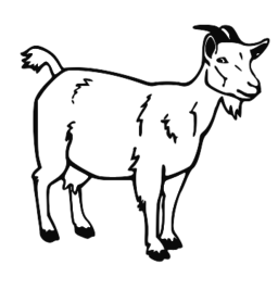 256x267 Cartoon Goat Clip Art Free Vector In Open Office Drawing Svg 2