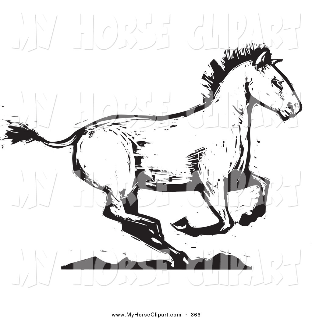 1024x1044 Clip Art Of A Fast Black And White Wood Carved Texture Horse