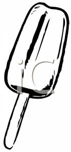 141x300 Black And White Popsicle Clipart Picture